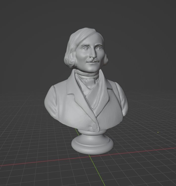 Nikolai Gogol 3D print model_14