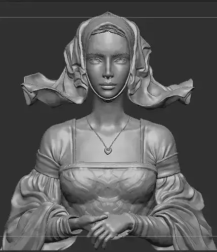 sculpture of a woman