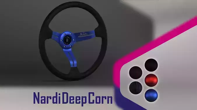 Nardi deep corn steering wheel