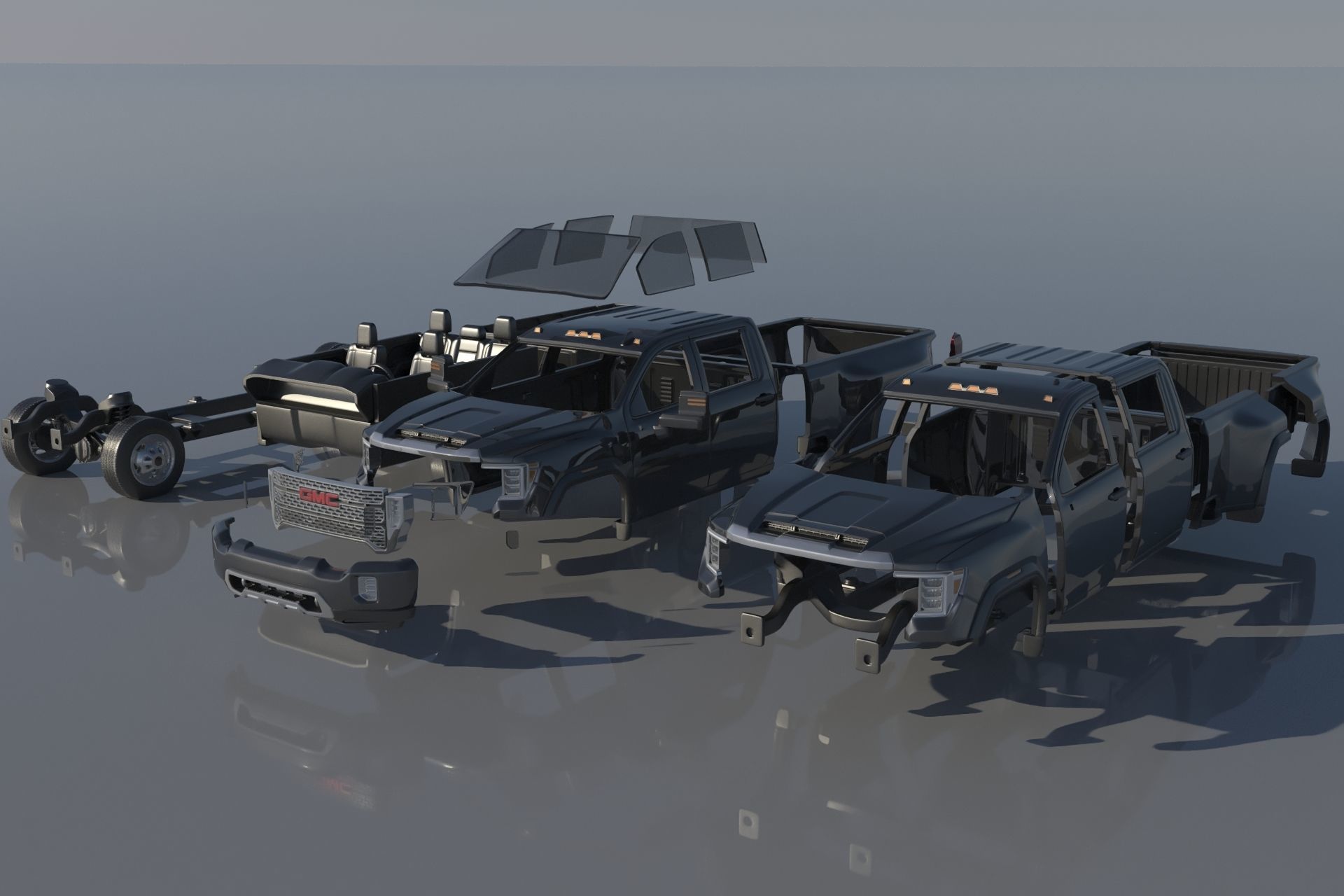 GMC Sierra 3500HD - 2022 3D print model_10