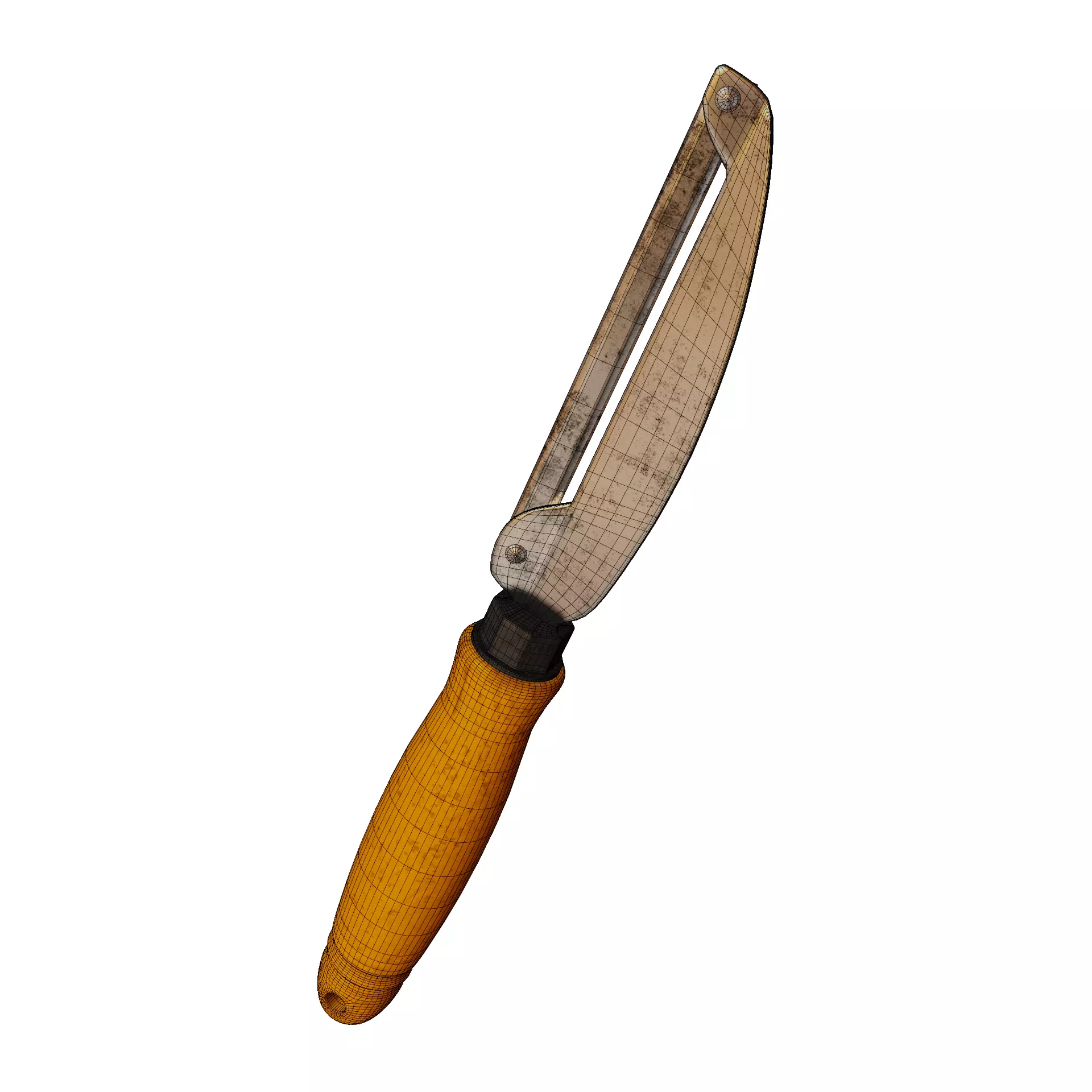 Double Edged Knife Free low-poly 3D model