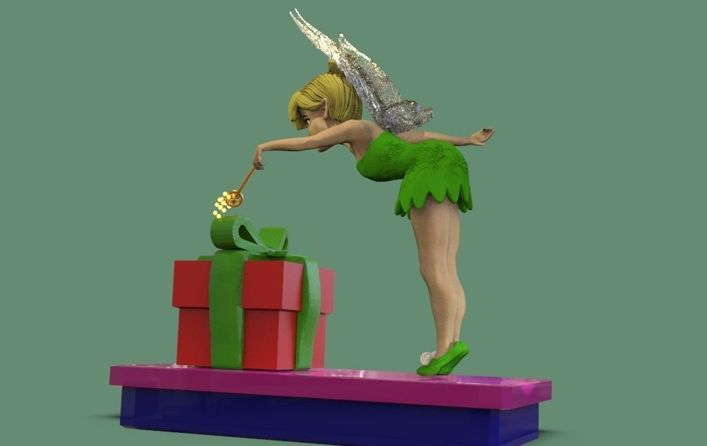 Tinker Bell 3D print model_5