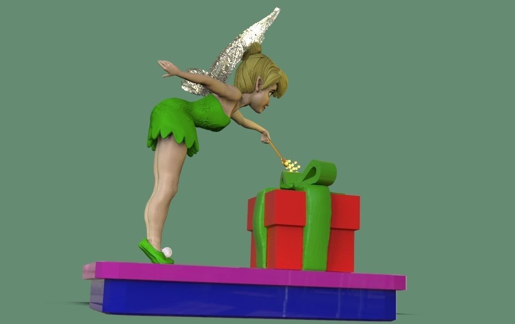 Tinker Bell 3D print model_4