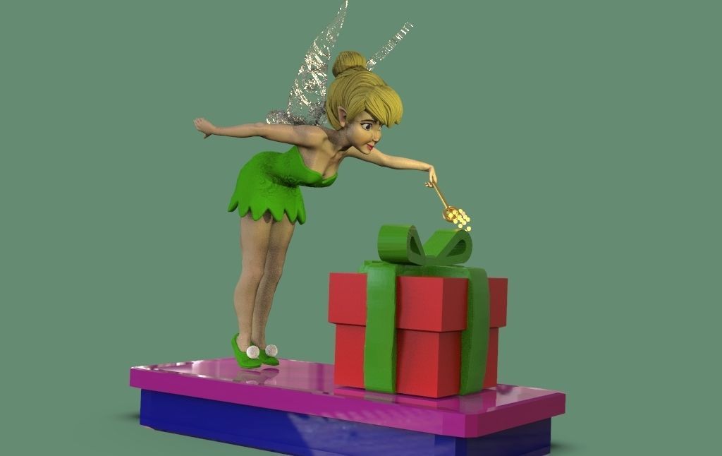 Tinker Bell 3D print model_3
