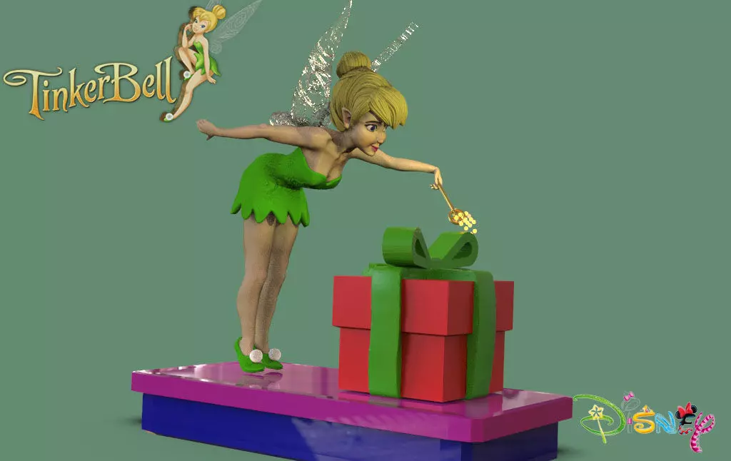 Tinker Bell 3D print model_0