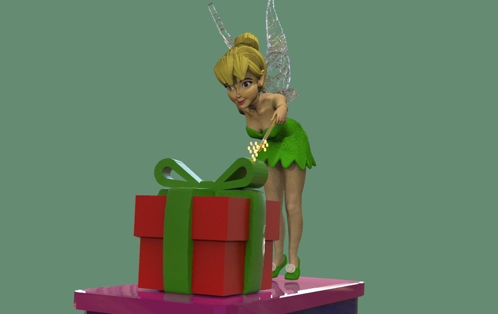Tinker Bell 3D print model_6
