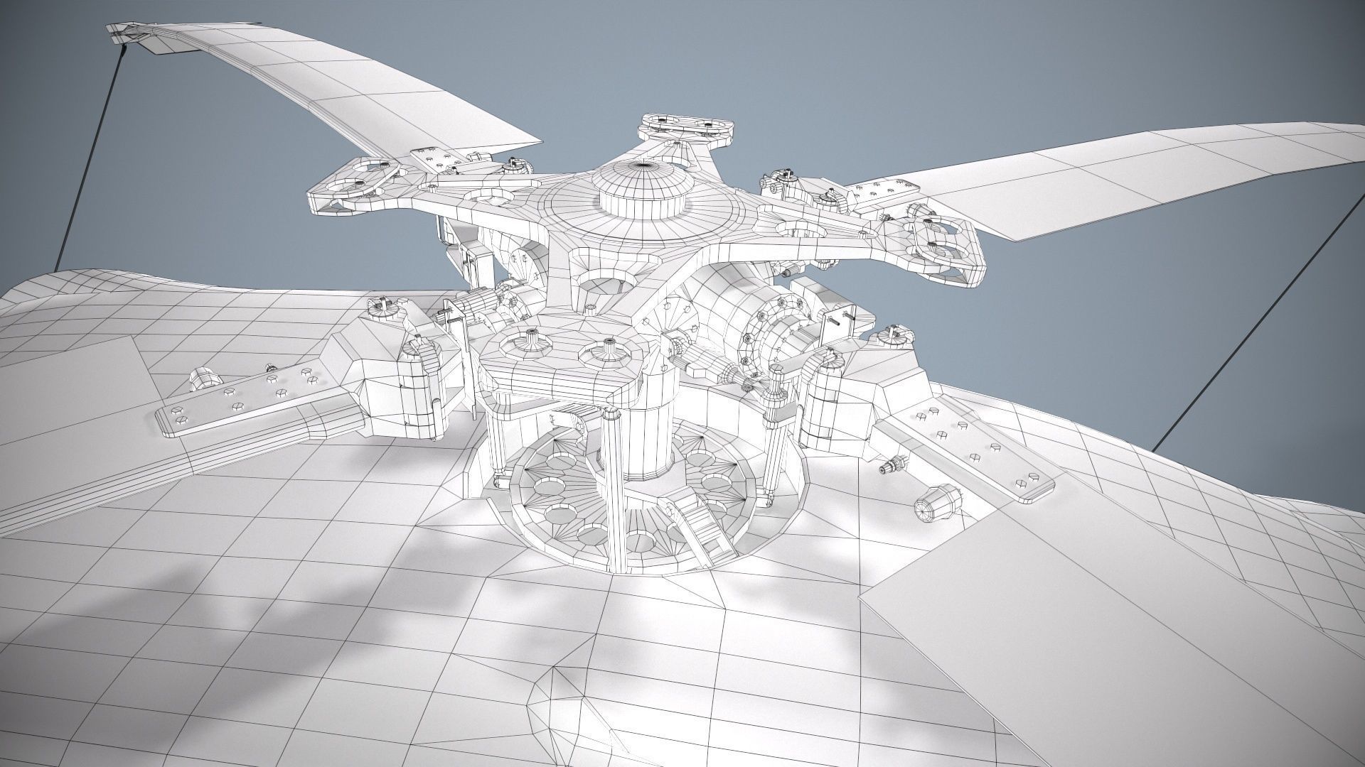 Sikorsky MH-60T Jay Hawk Static Low-poly 3D model_23