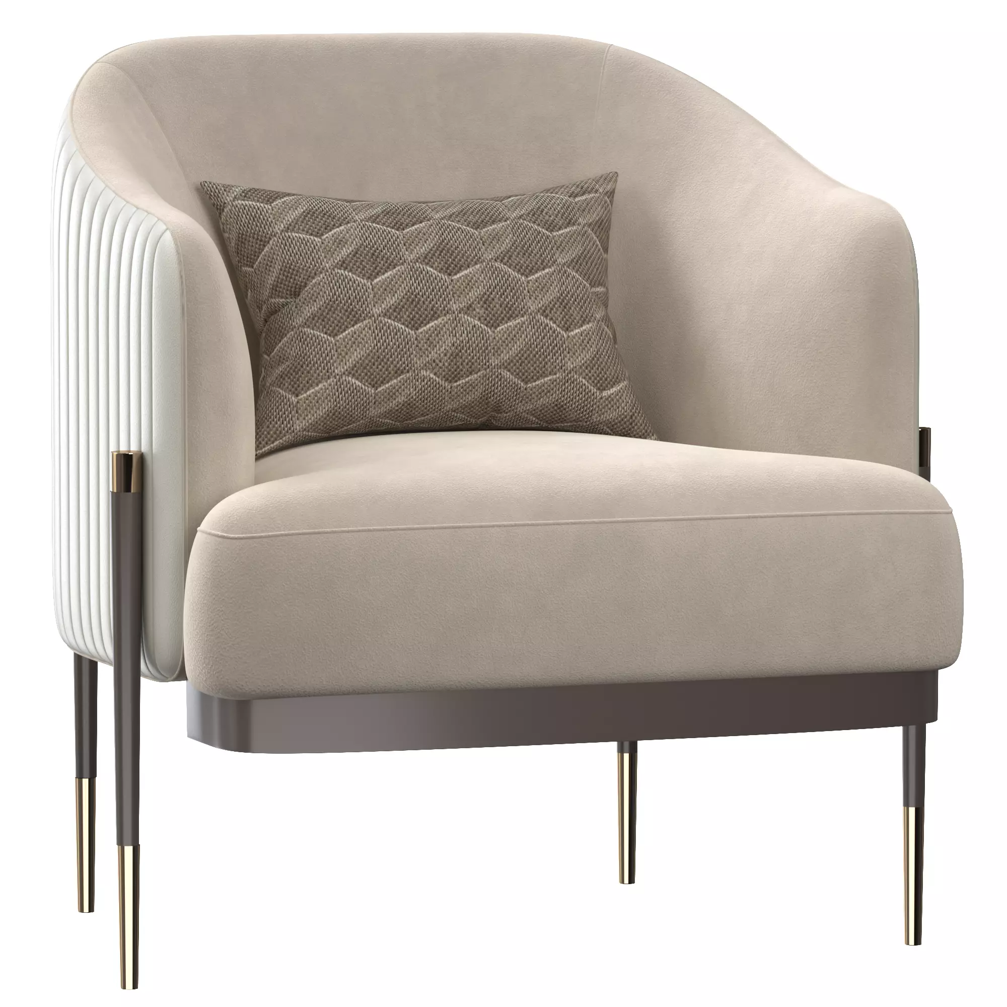 ARMCHAIRS Oxford Low-poly 3D model