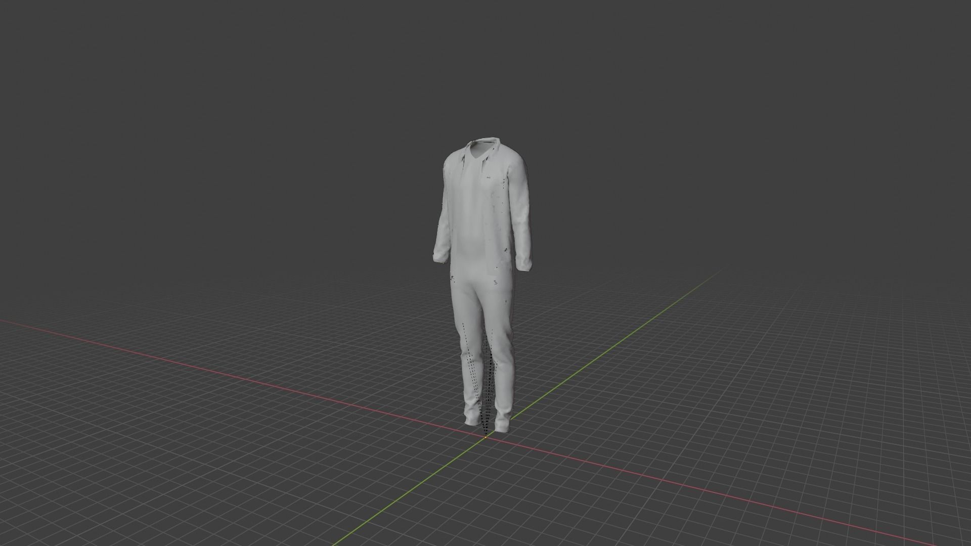 Man Clothes Low-poly 3D model_9