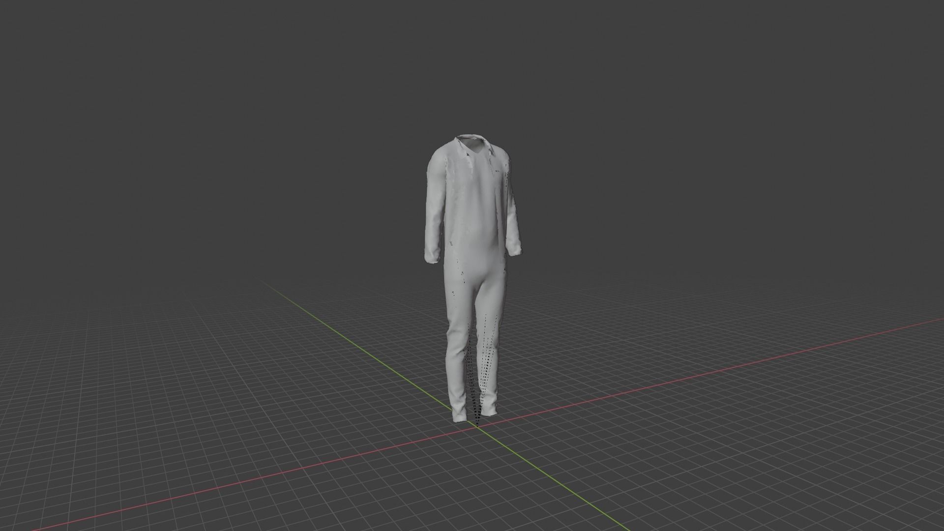 Man Clothes Low-poly 3D model_7