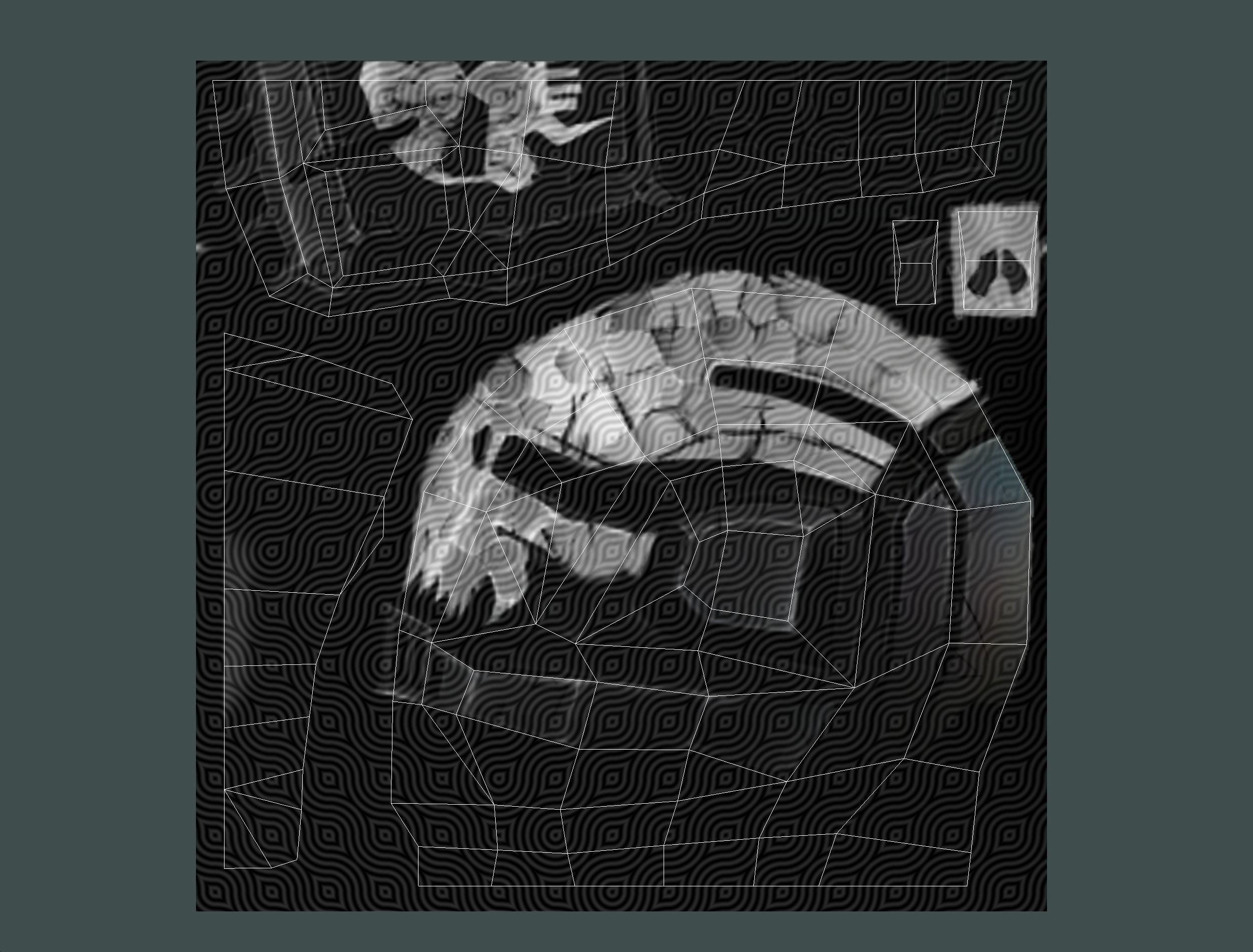 Man Cyborg  Trooper Soldier Low-poly 3D model_33