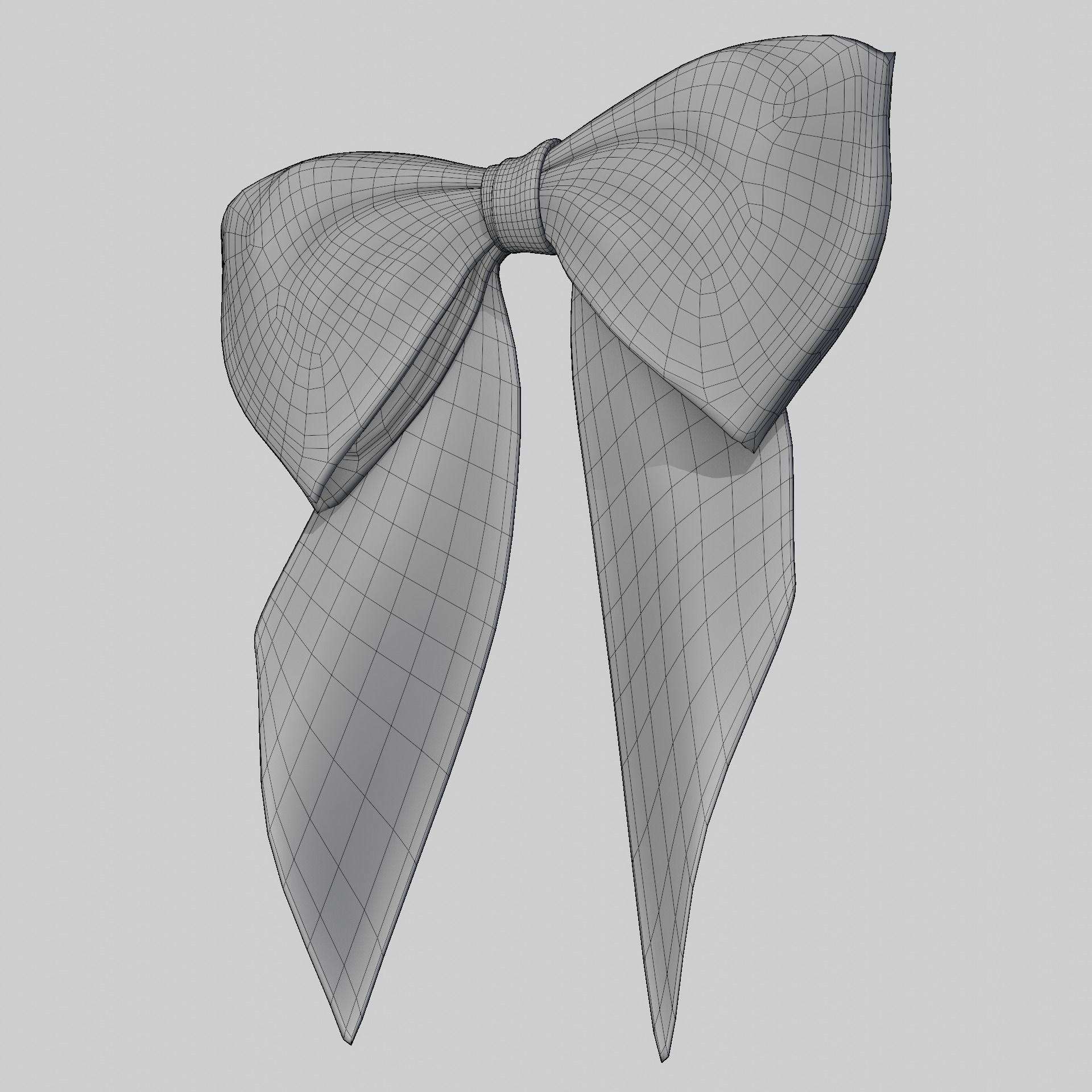 Ribbon Bow Free 3D model_3