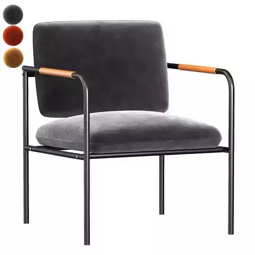  Sauder Boulevard Cafe Metal Lounge Chair Charcoal Gray Finish