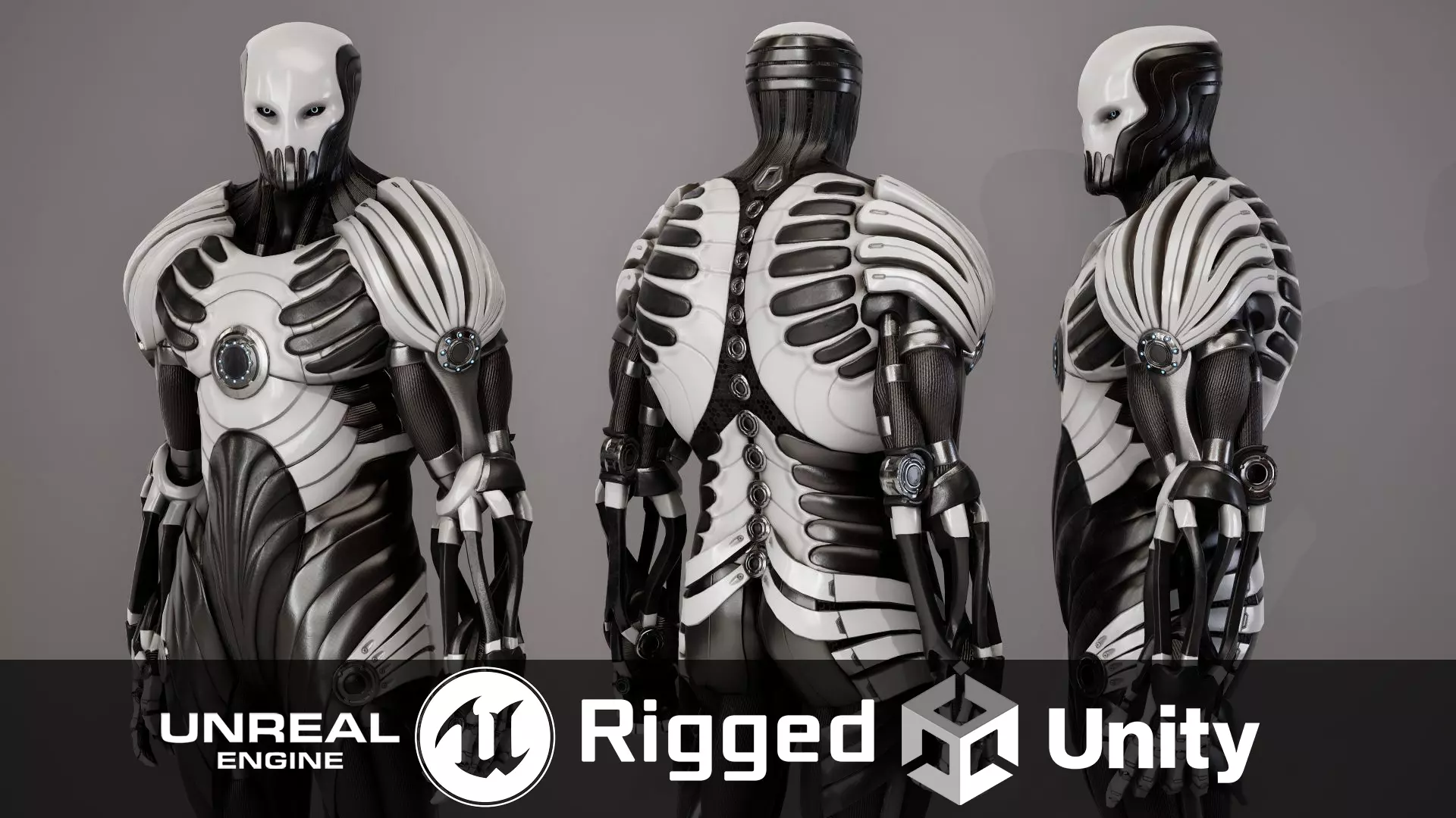 Robot 2 Low-poly 3D model_0
