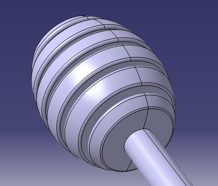 Honey Stick Medium 3D print model_38