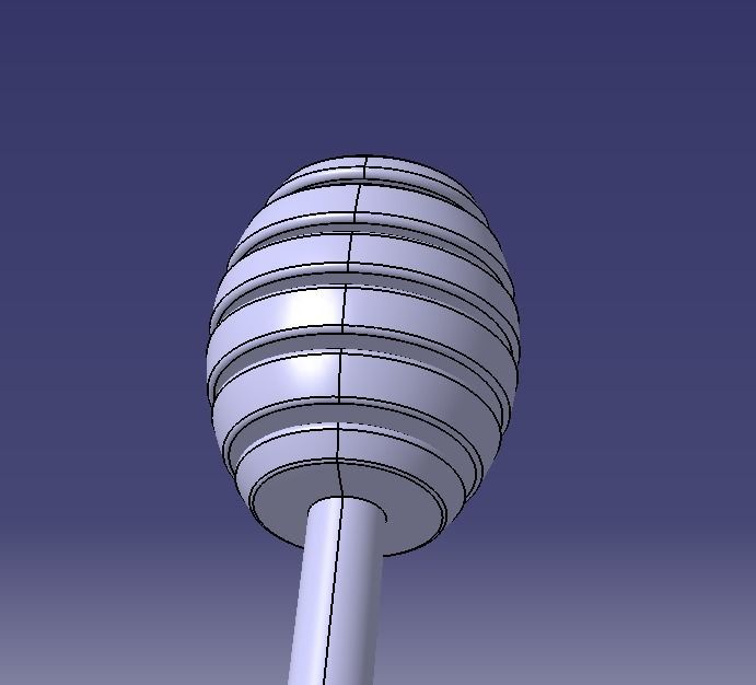 Honey Stick Medium 3D print model_29