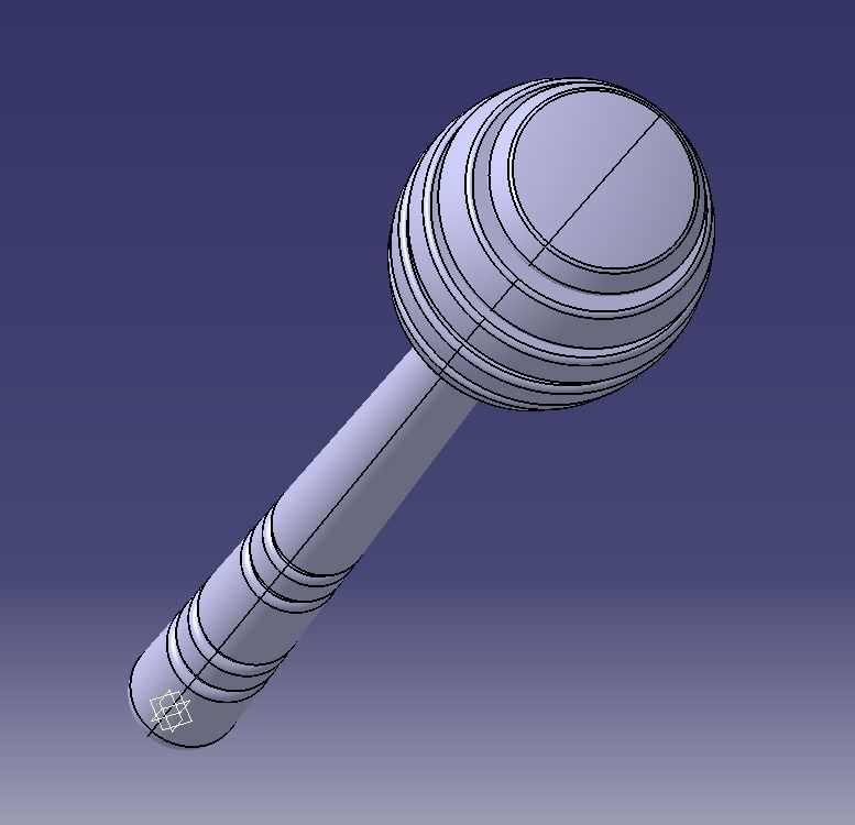 Honey Stick Medium 3D print model_19
