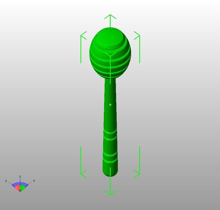 Honey Stick Medium 3D print model_4