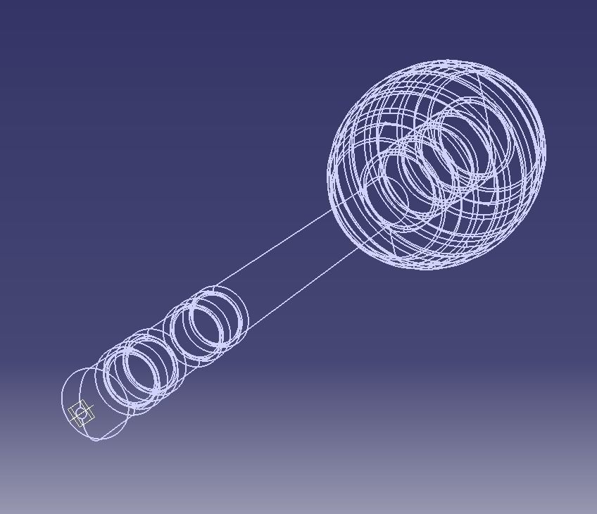 Honey Stick Medium 3D print model_33