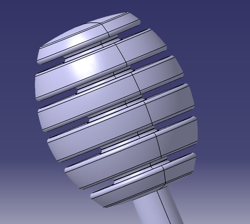 Honey Stick Medium 3D print model_37