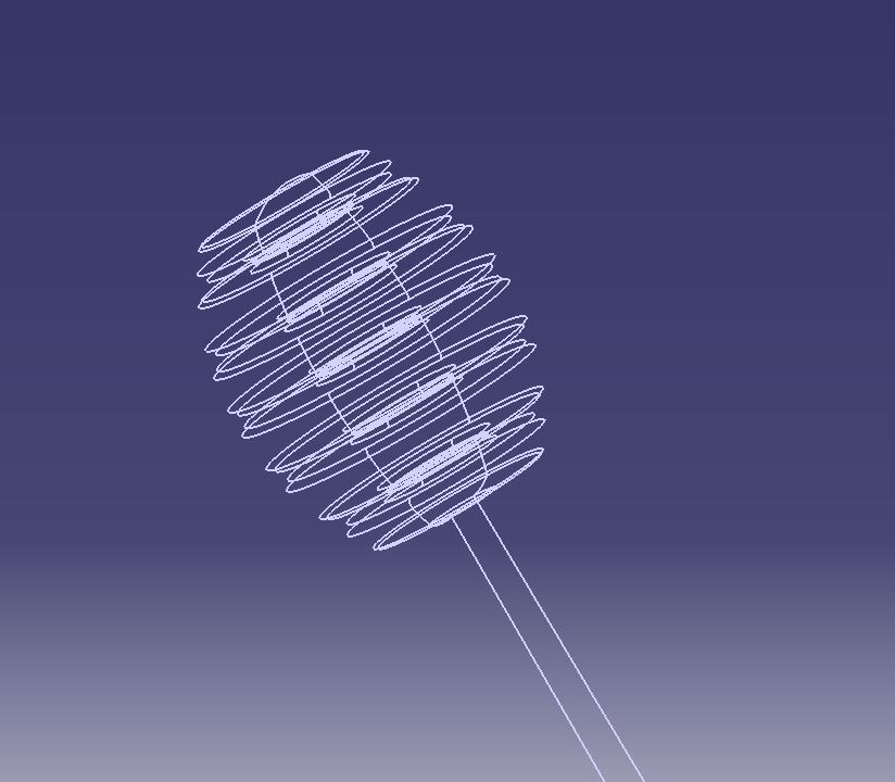 Honey Stick Medium 3D print model_36