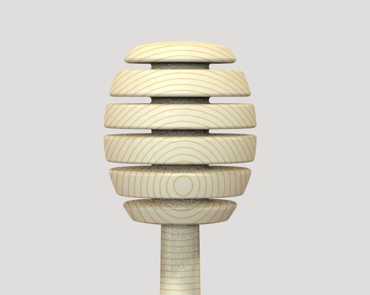 Honey Stick Medium 3D print model_14