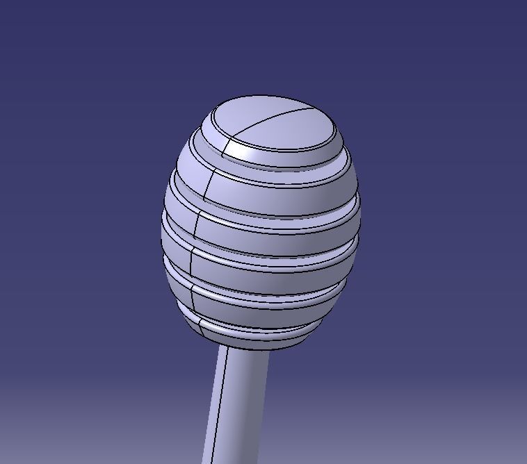 Honey Stick Medium 3D print model_27