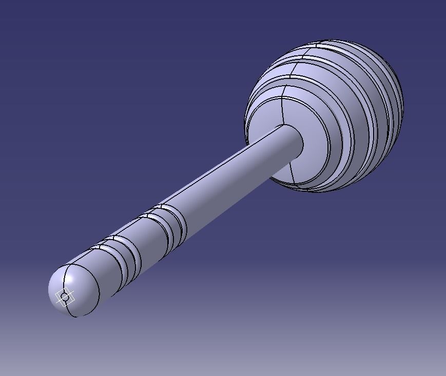 Honey Stick Medium 3D print model_24