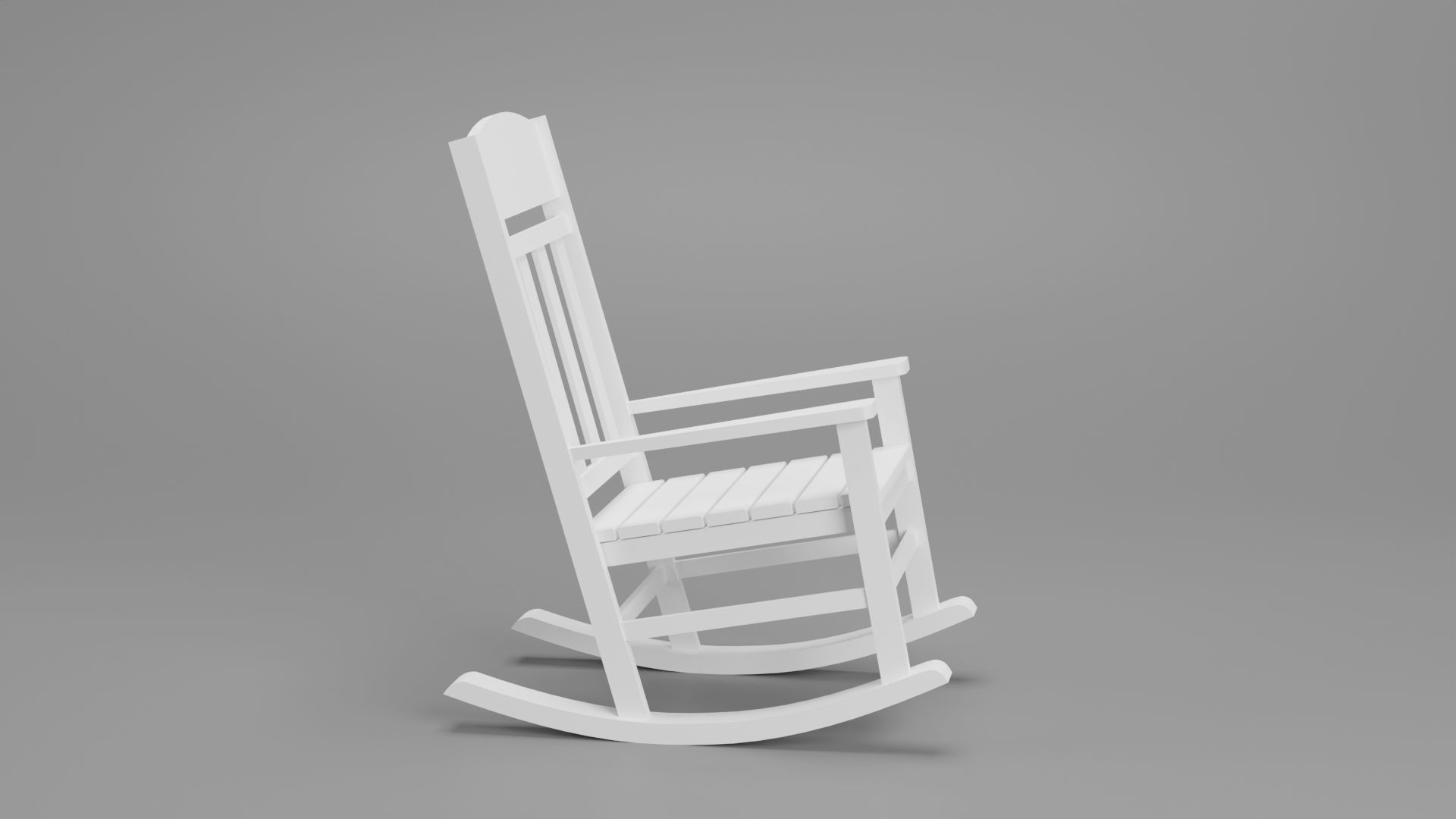 Rocking Chair 3D model_3