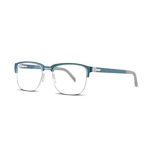 Eco - Russel Grey Blue Glasses Low-poly 3D model