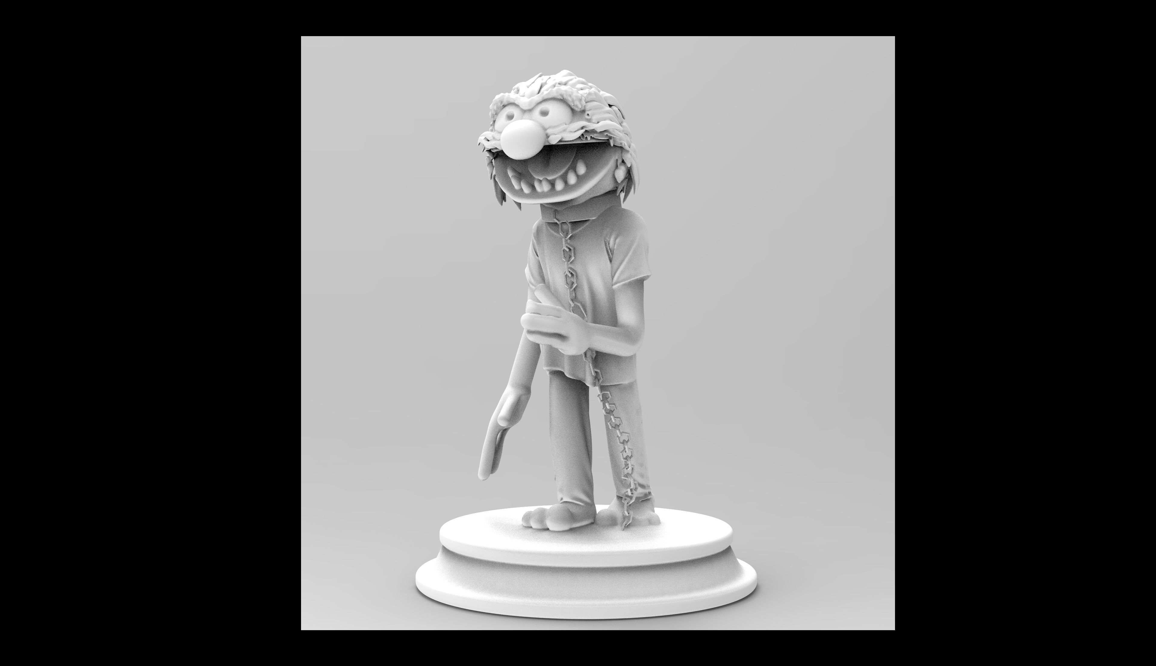 Special Edition The Muppet Show Chess set 3D print model_37