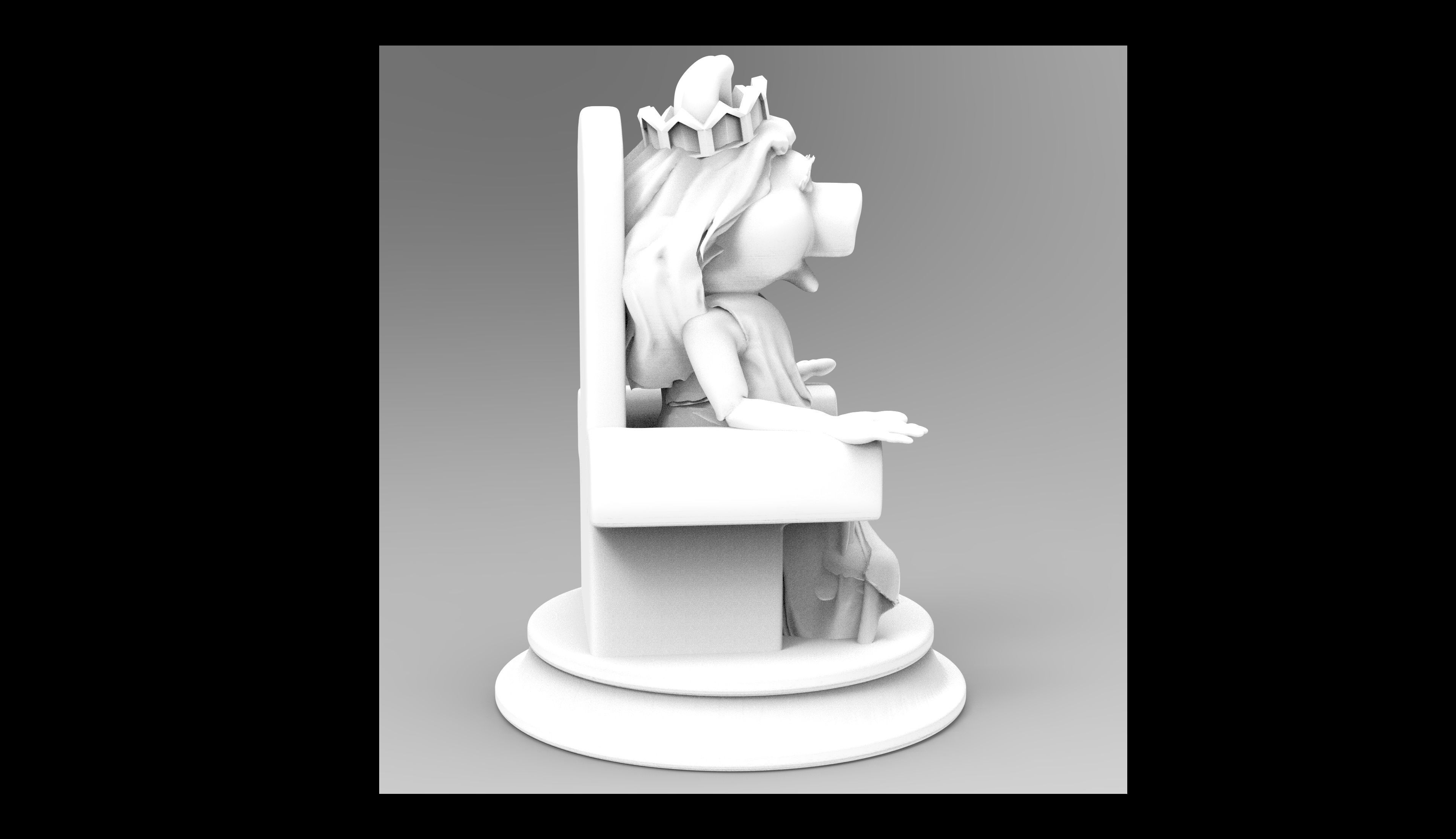 Special Edition The Muppet Show Chess set 3D print model_41