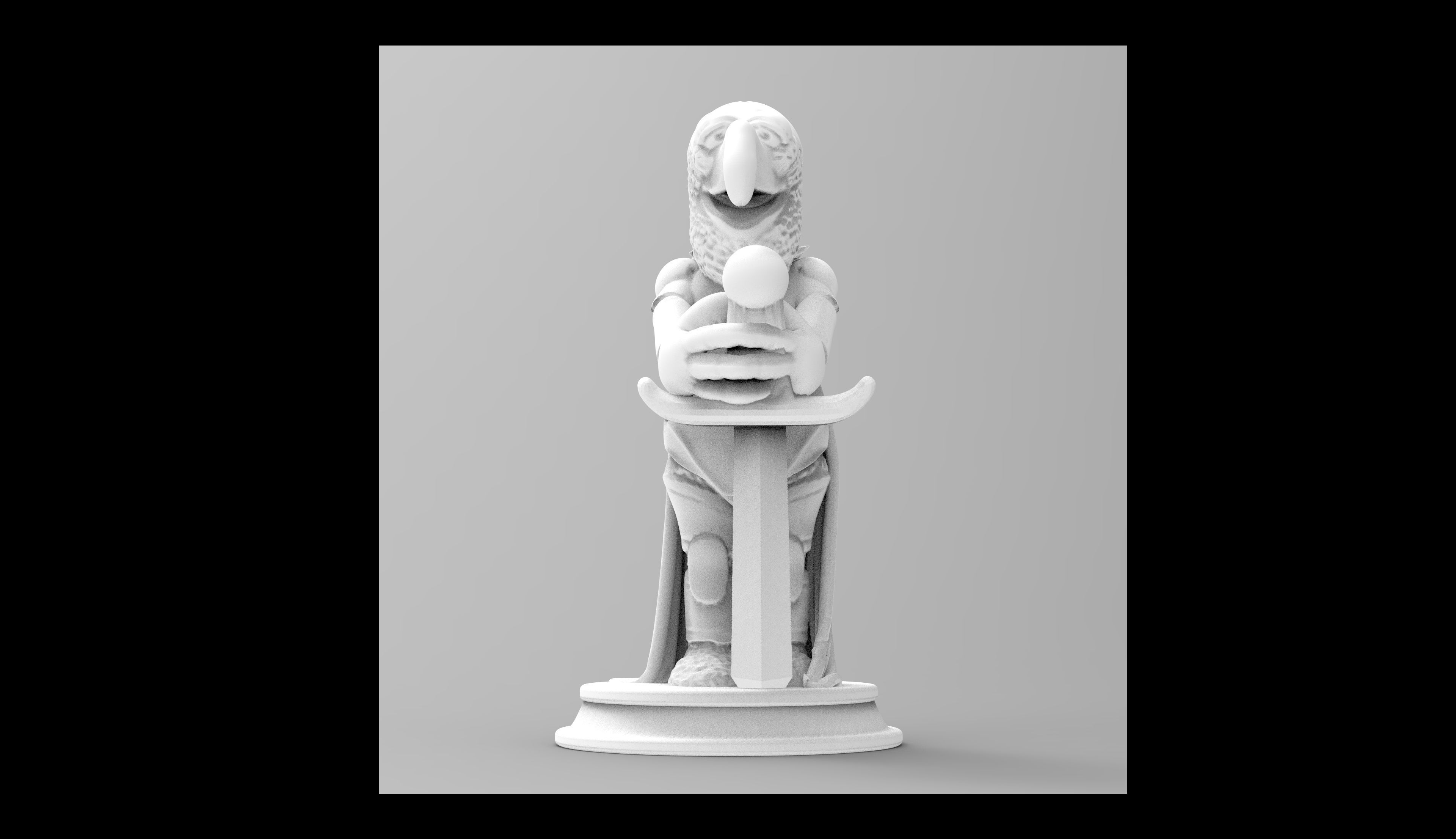 Special Edition The Muppet Show Chess set 3D print model_22