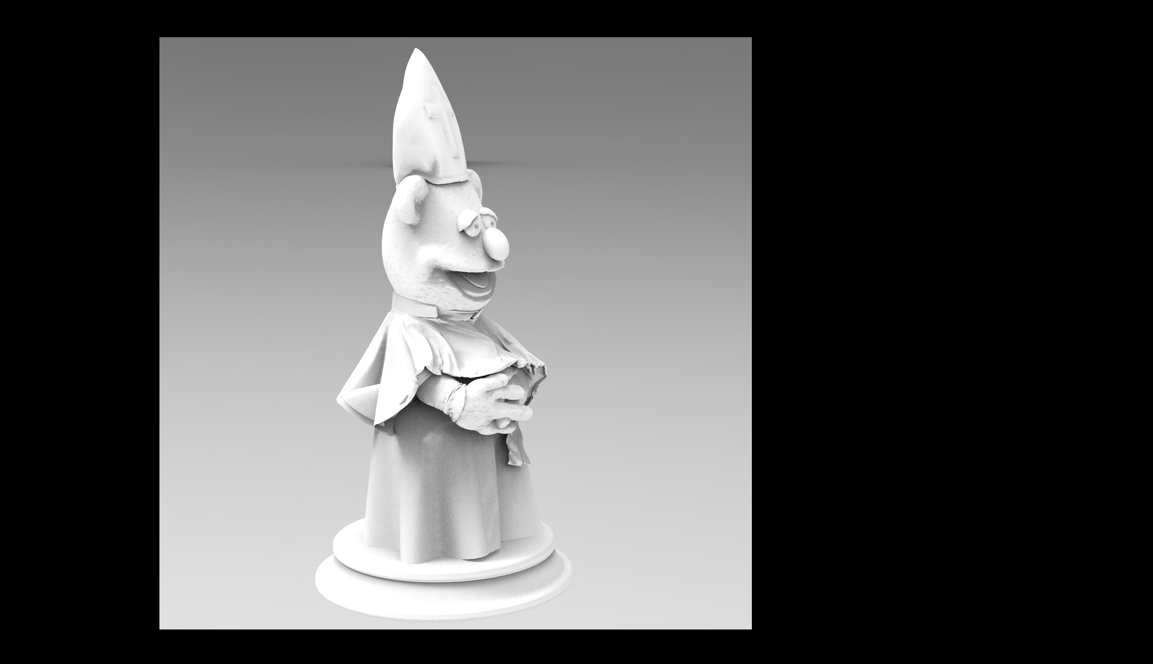 Special Edition The Muppet Show Chess set 3D print model_2