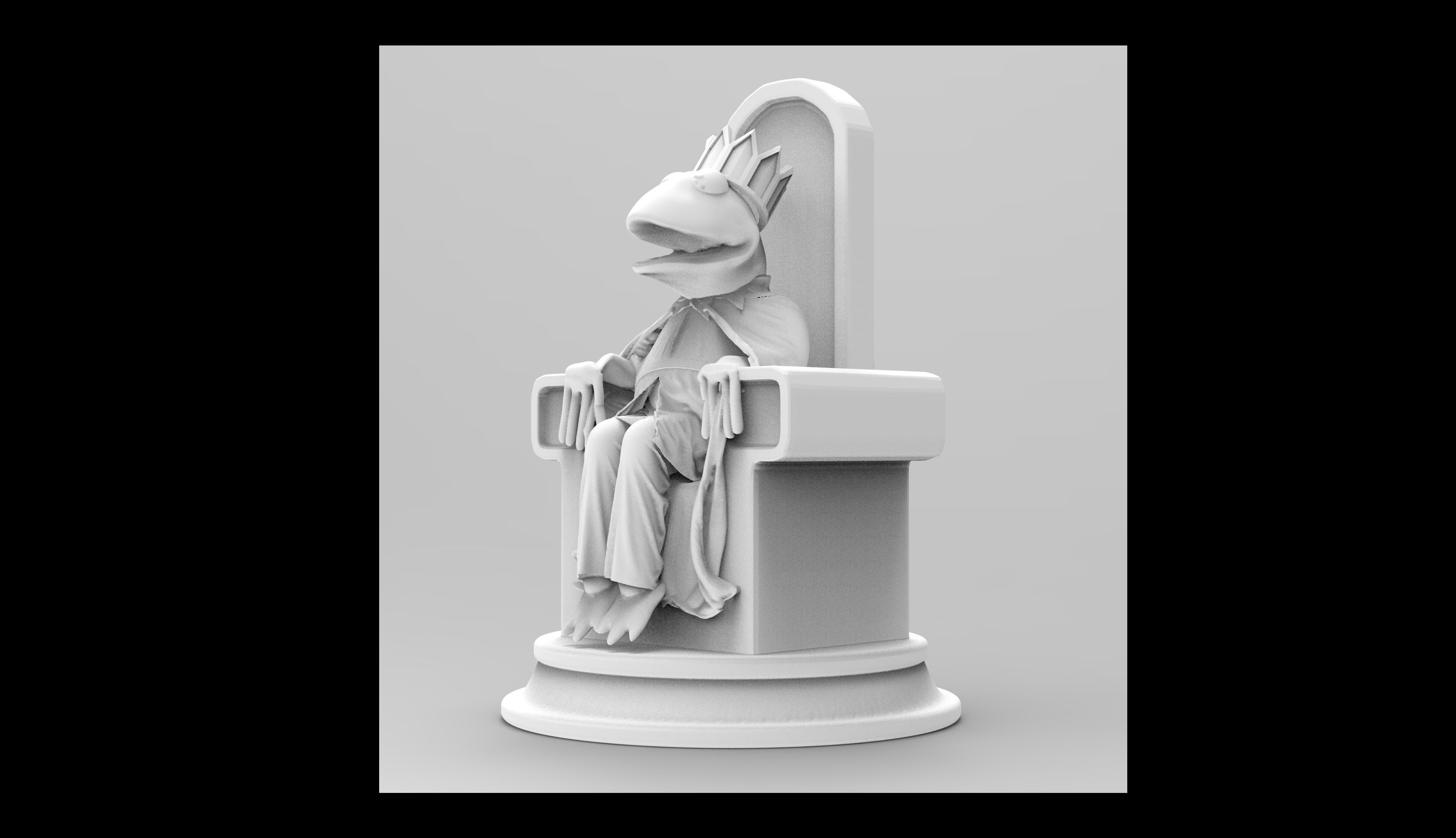 Special Edition The Muppet Show Chess set 3D print model_14