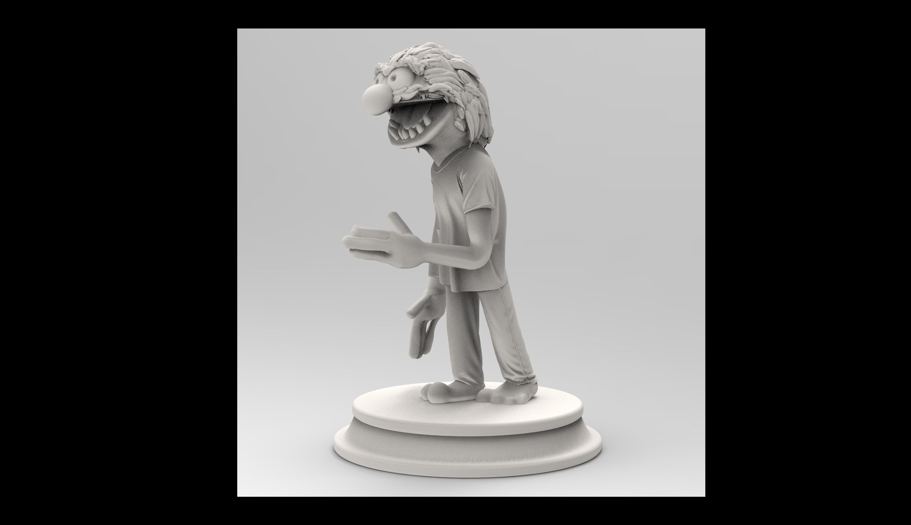 Special Edition The Muppet Show Chess set 3D print model_23