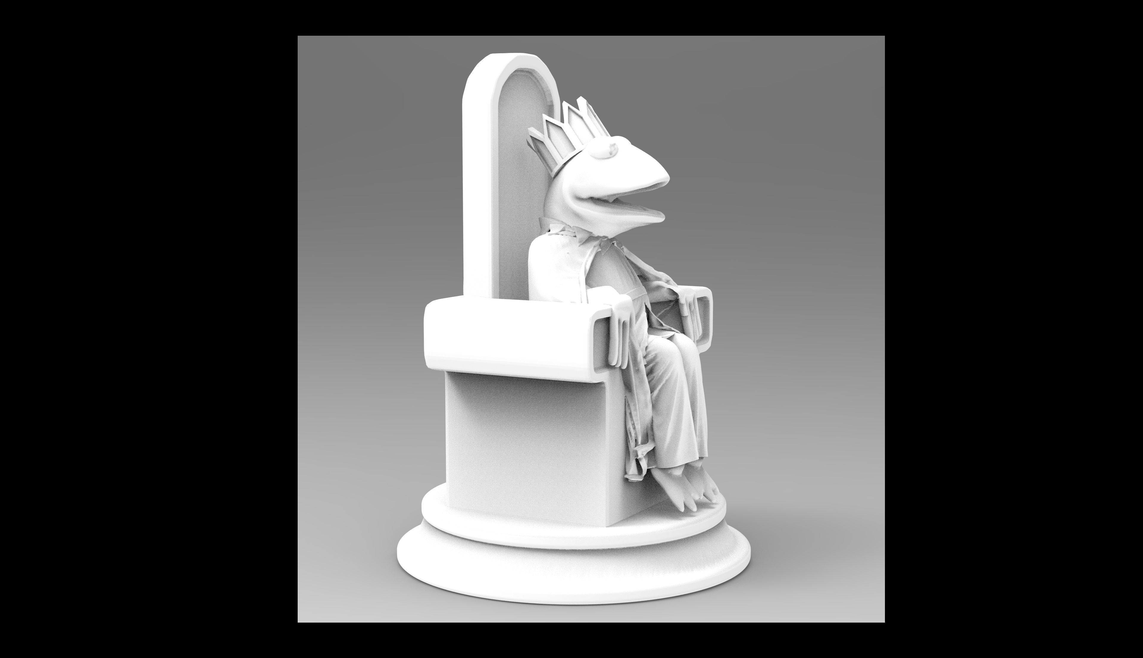 Special Edition The Muppet Show Chess set 3D print model_9