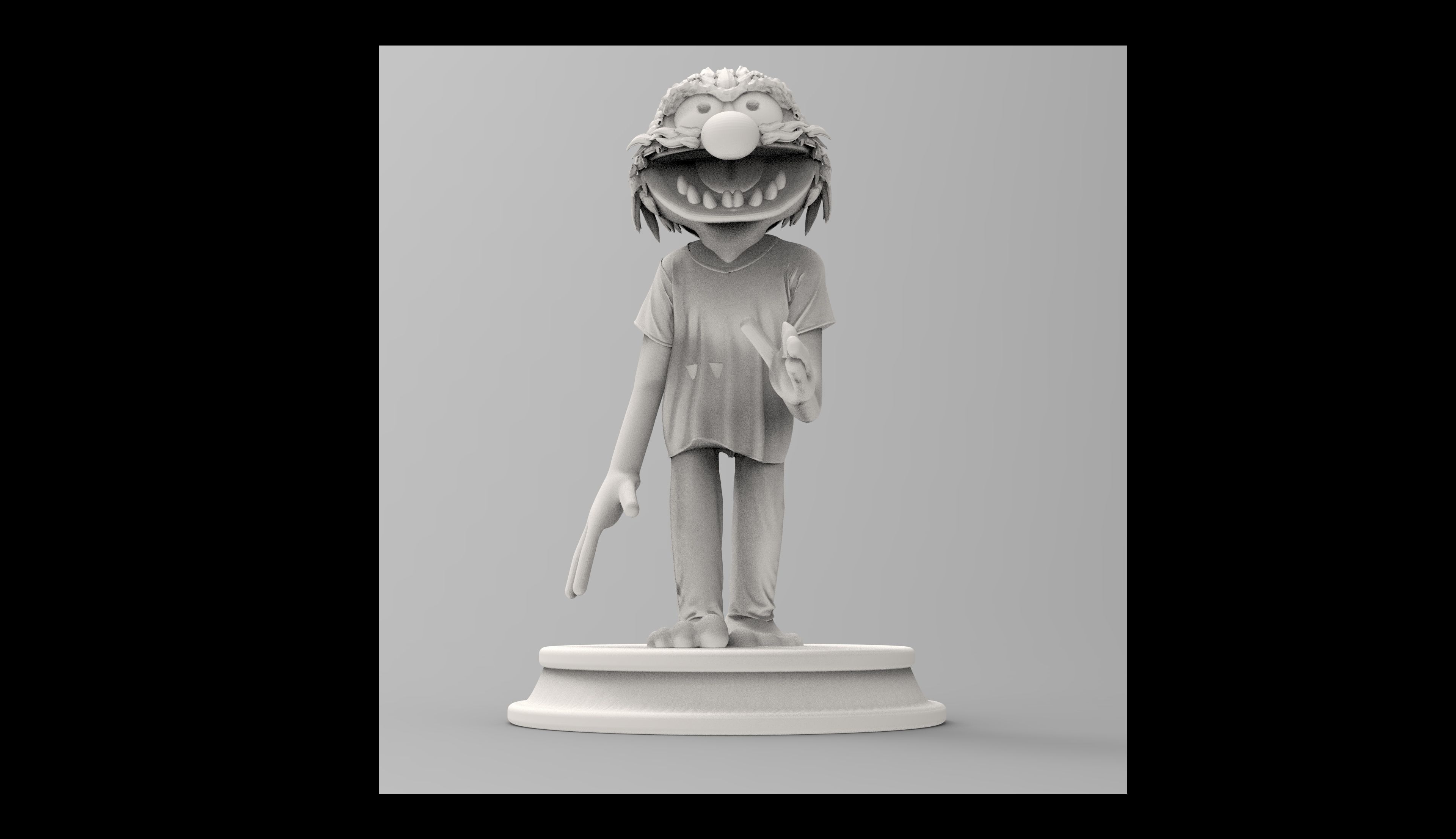 Special Edition The Muppet Show Chess set 3D print model_25