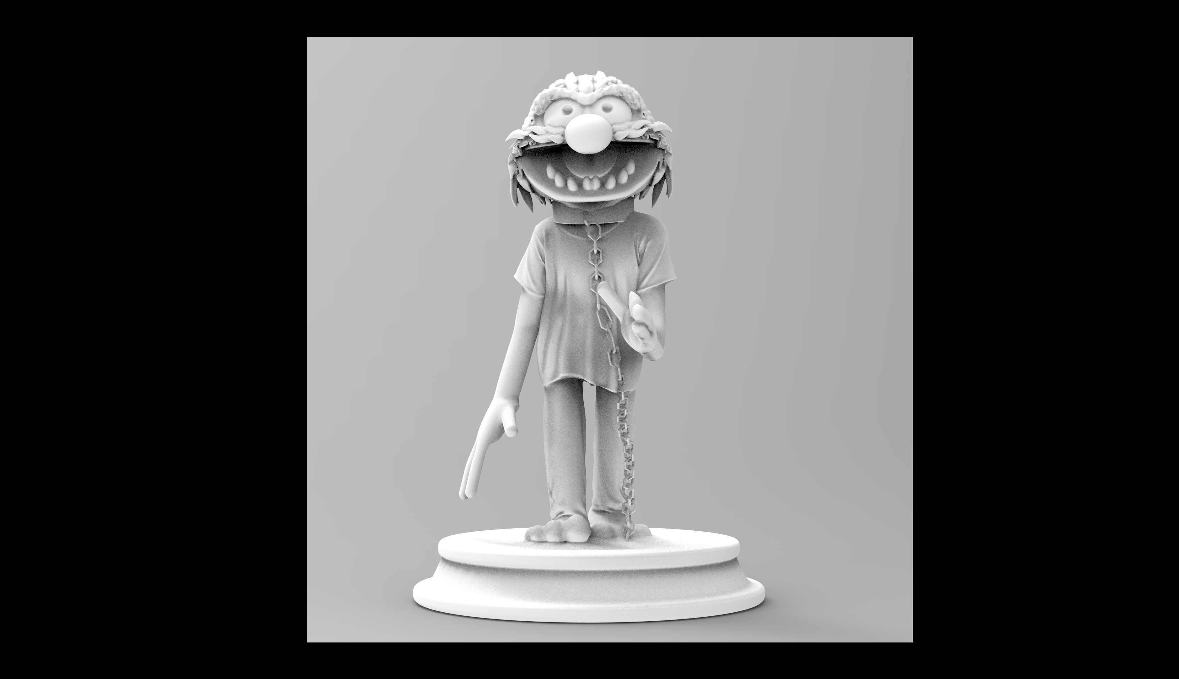 Special Edition The Muppet Show Chess set 3D print model_38