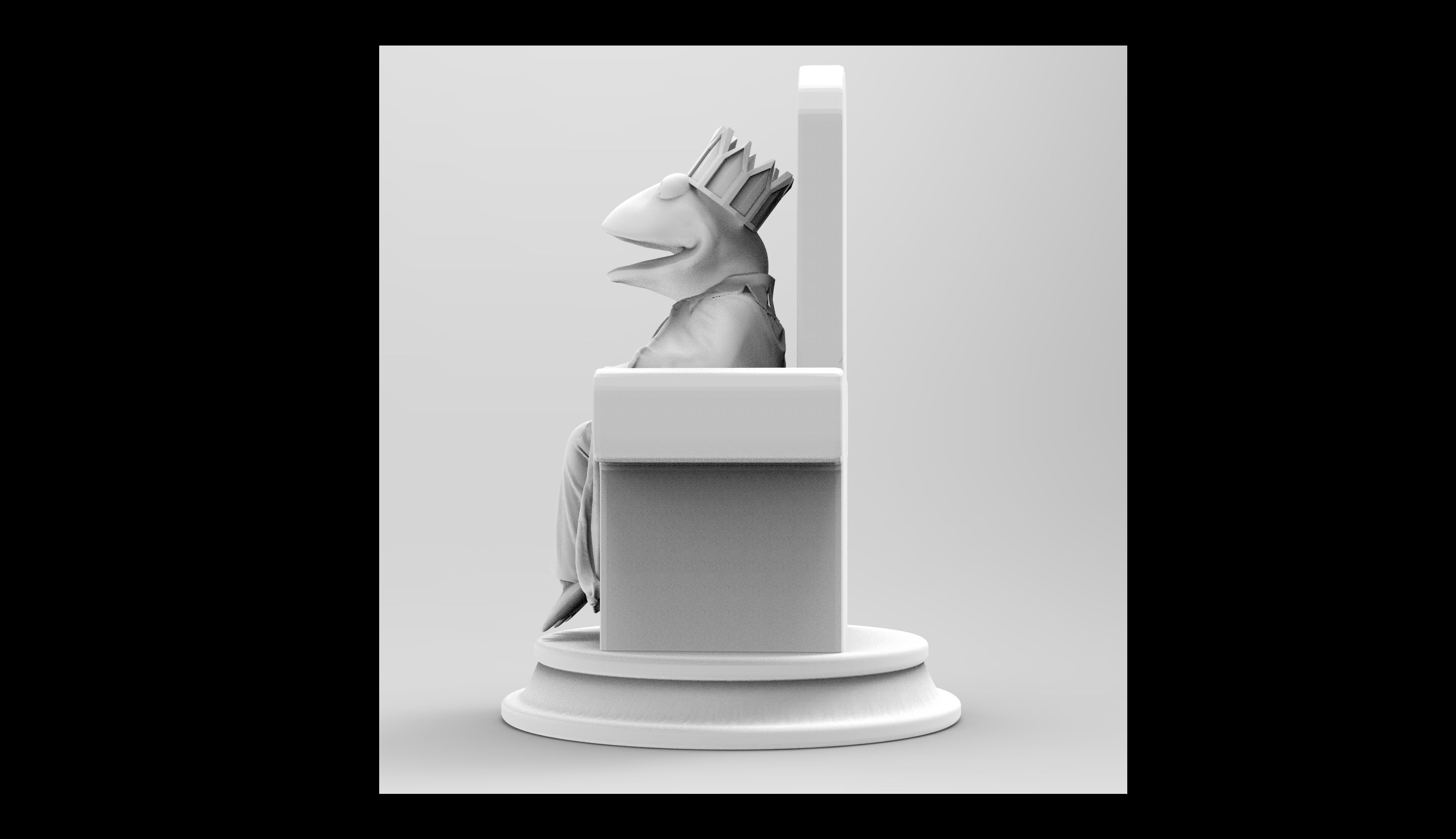 Special Edition The Muppet Show Chess set 3D print model_13