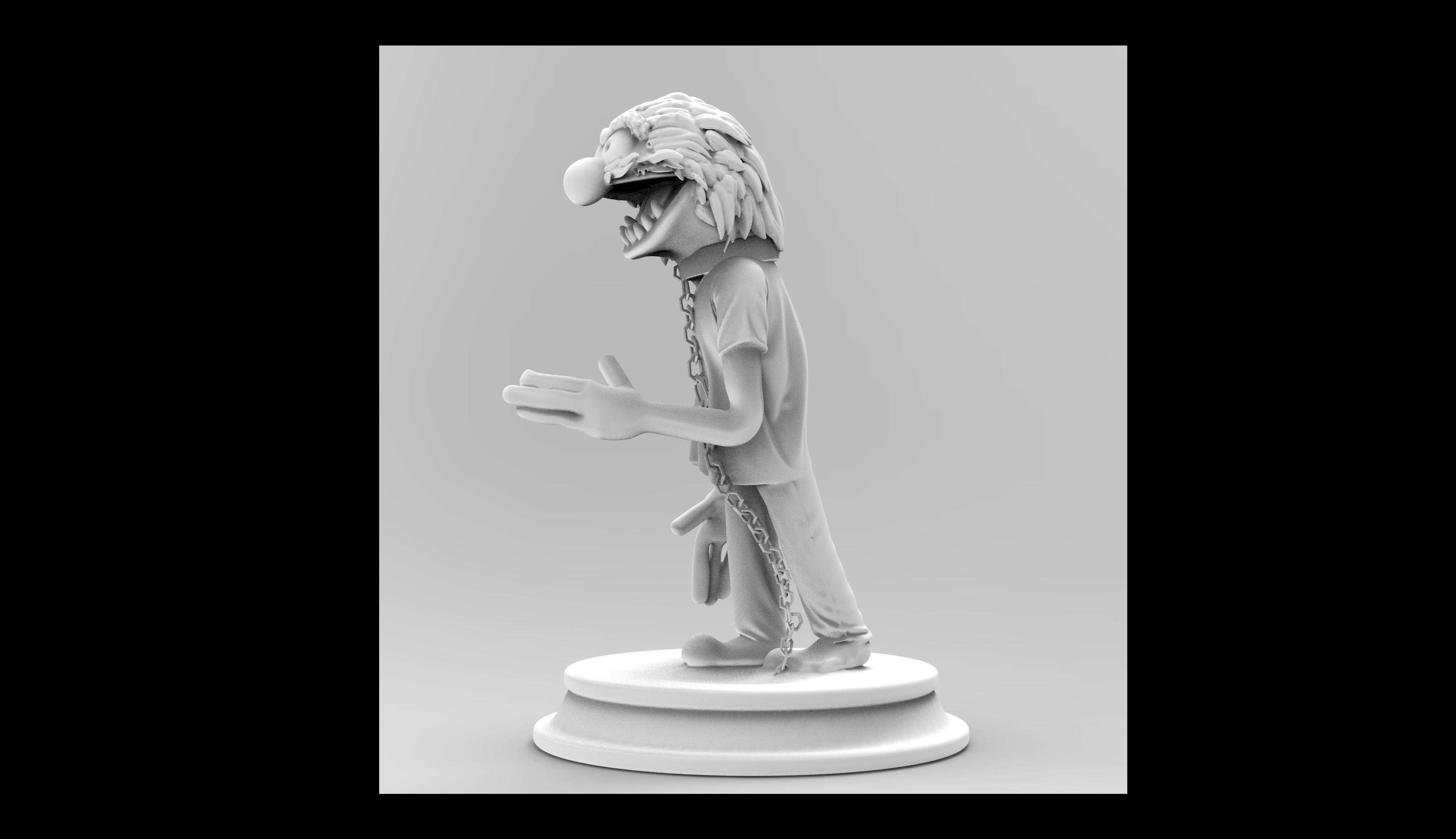 Special Edition The Muppet Show Chess set 3D print model_36