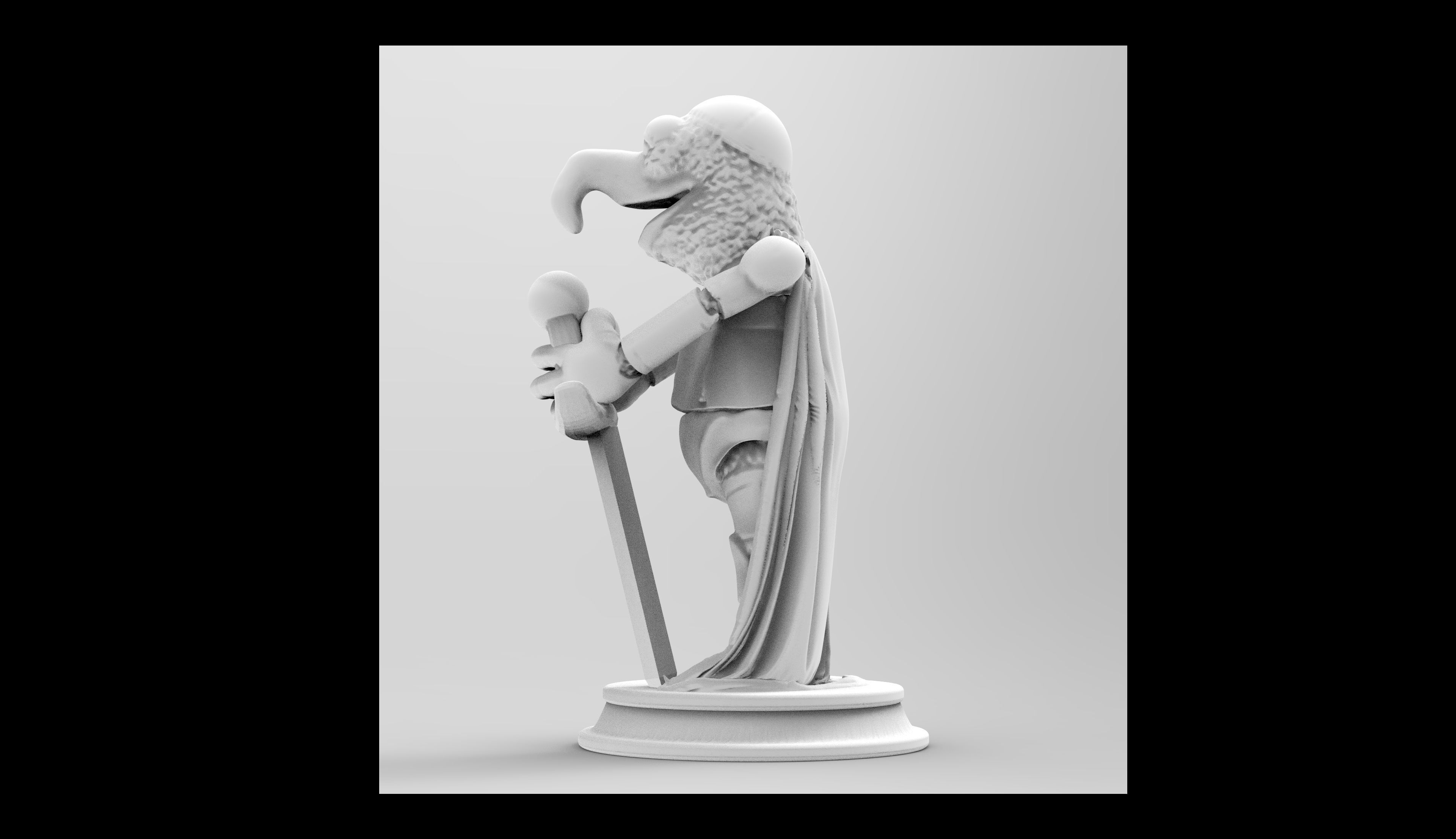 Special Edition The Muppet Show Chess set 3D print model_20