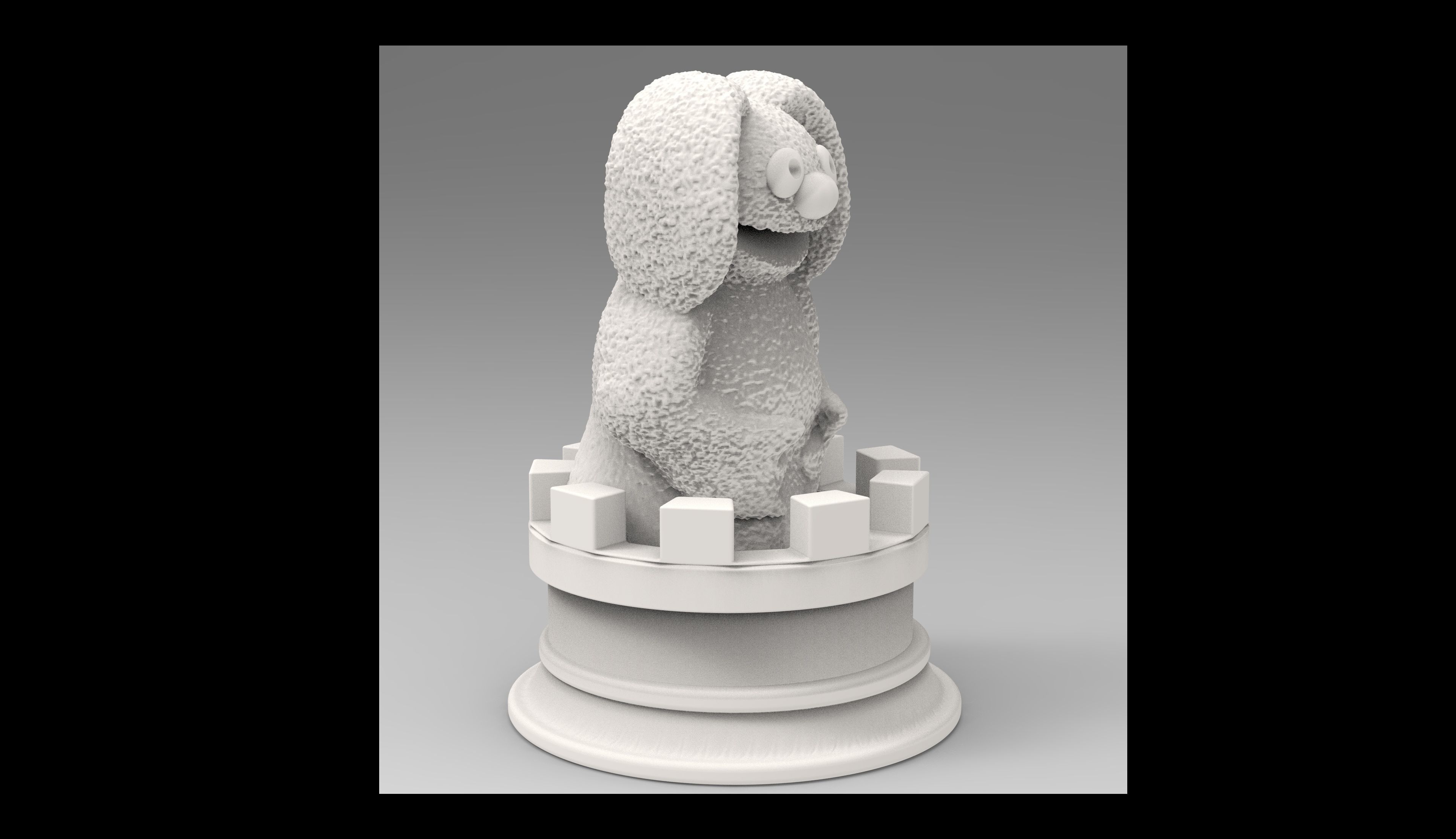 Special Edition The Muppet Show Chess set 3D print model_49