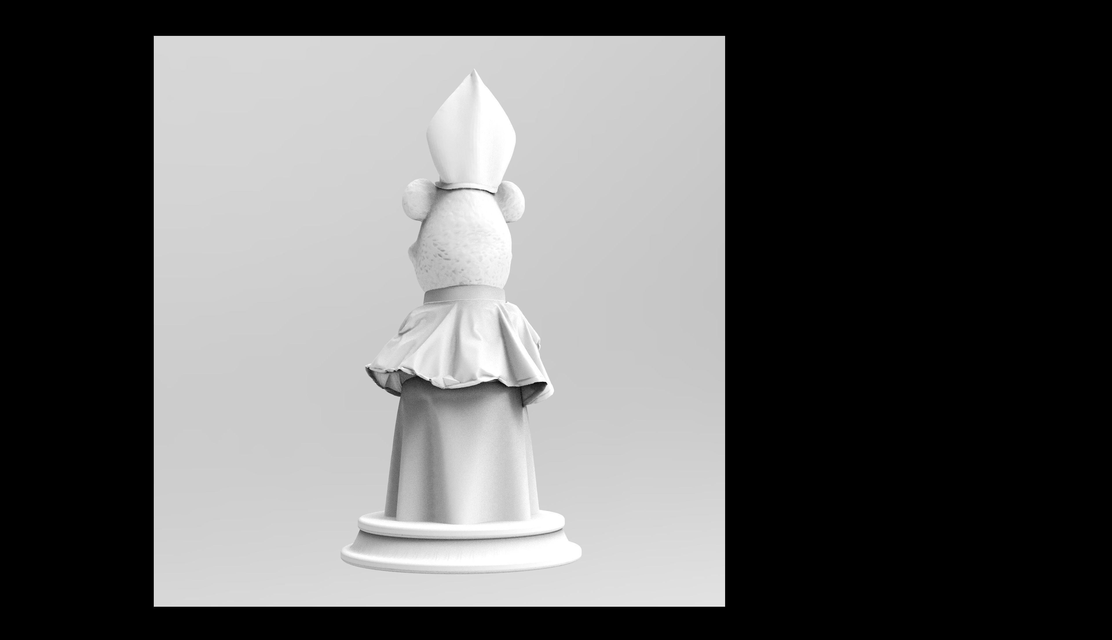 Special Edition The Muppet Show Chess set 3D print model_5
