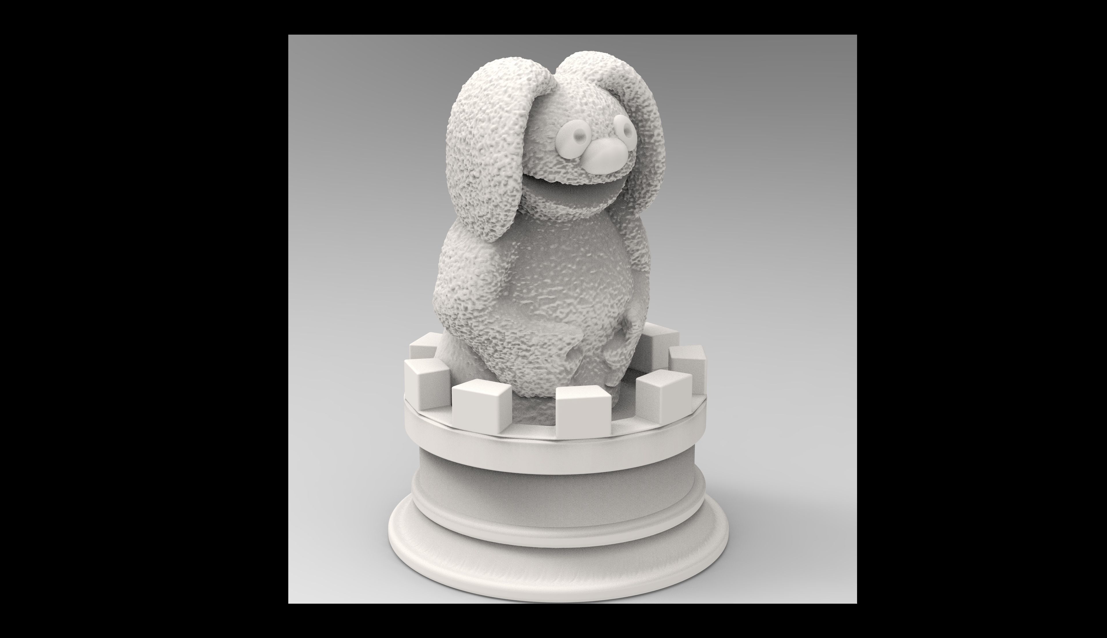 Special Edition The Muppet Show Chess set 3D print model_48