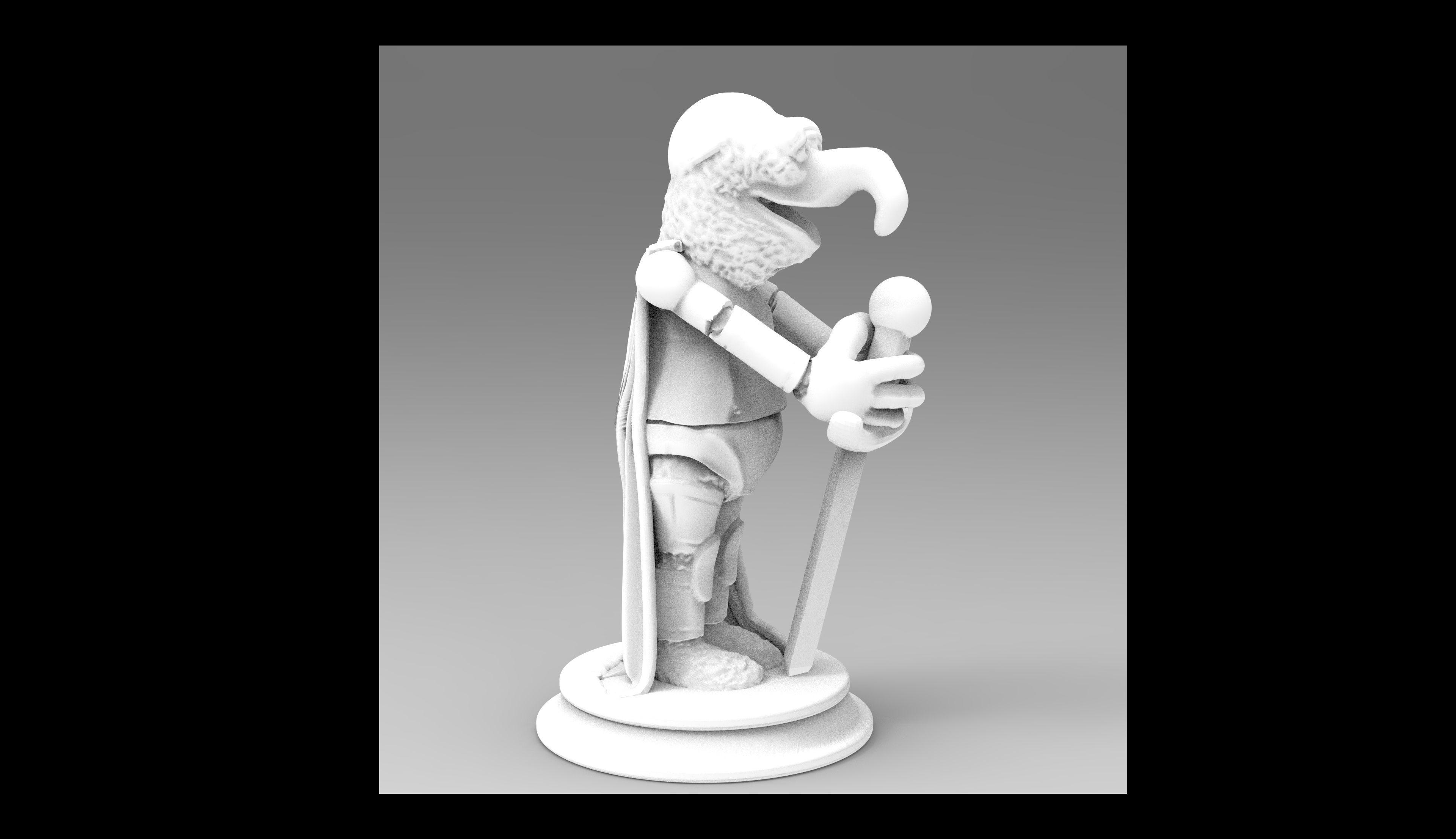 Special Edition The Muppet Show Chess set 3D print model_17