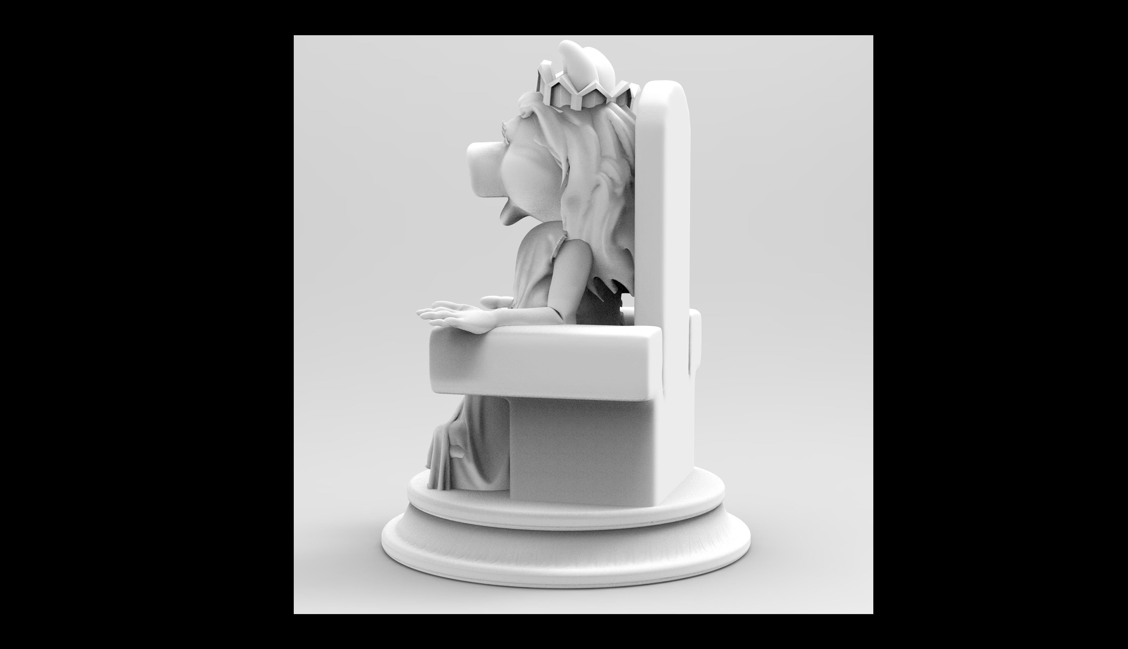 Special Edition The Muppet Show Chess set 3D print model_45