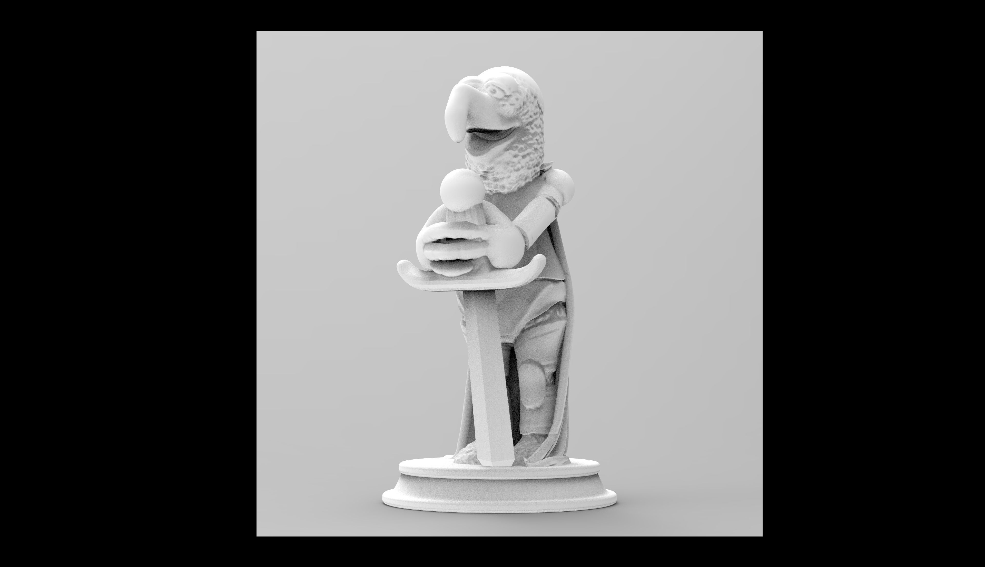 Special Edition The Muppet Show Chess set 3D print model_21