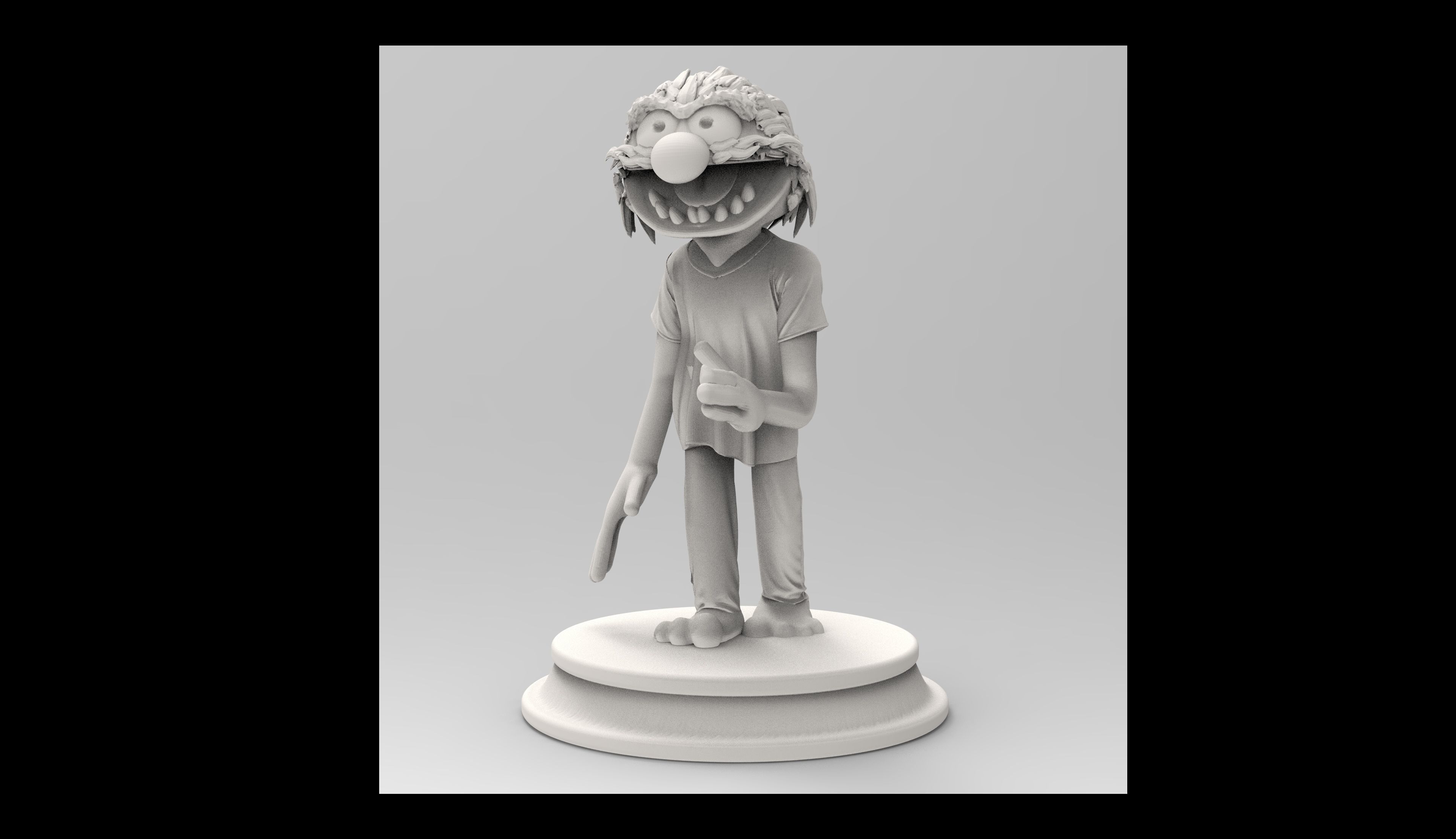 Special Edition The Muppet Show Chess set 3D print model_24