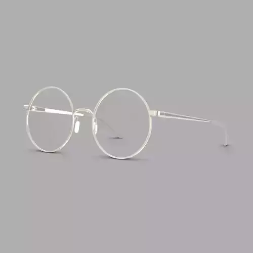 Eco - Verbier Silver Glasses Low-poly 3D model
